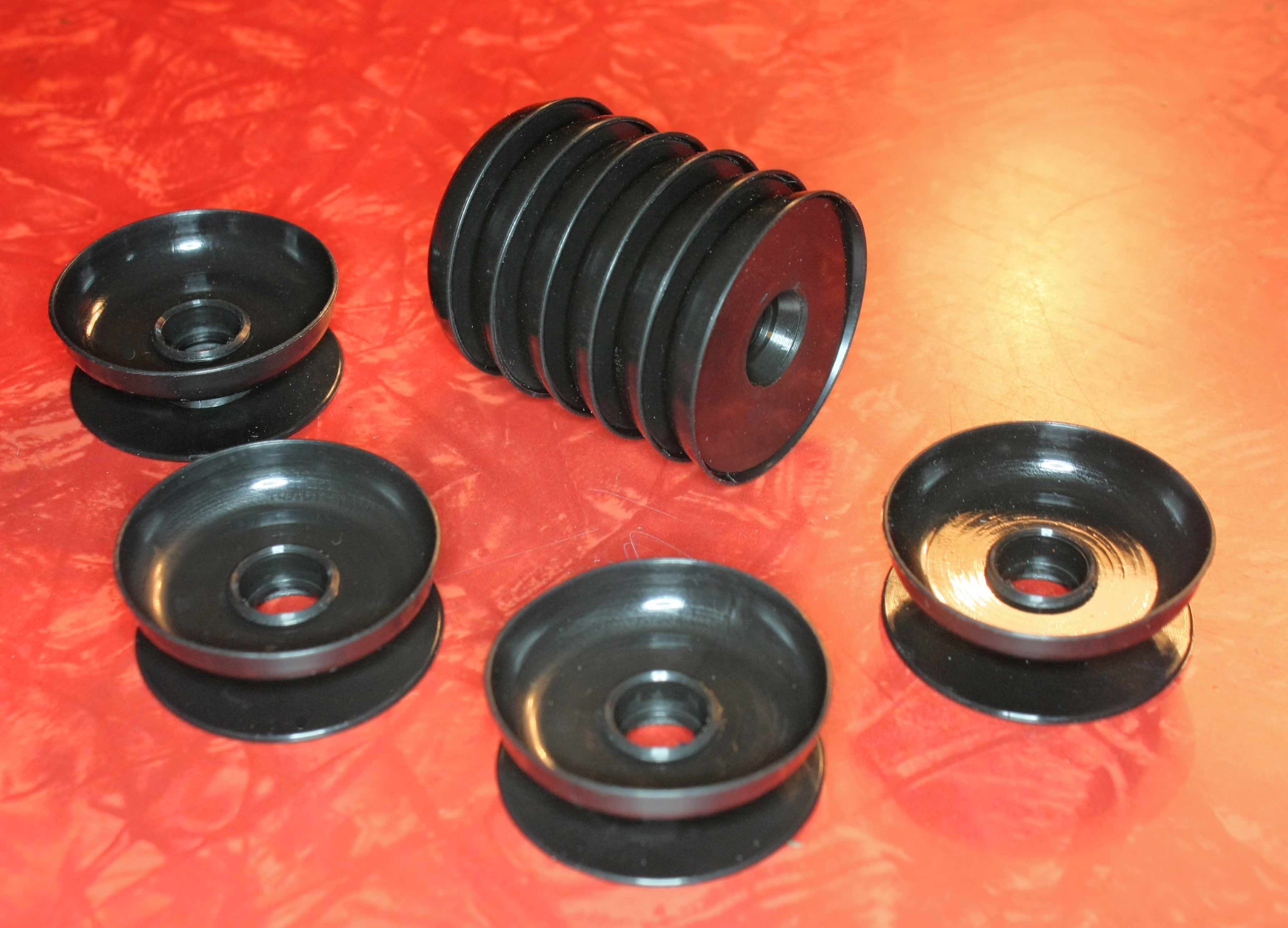 black spools